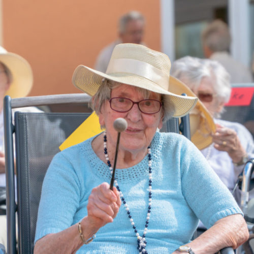 Wir Sind Altenpflege Seniorendomizil Riepenblick Sommerfest Drum Circle11. August 2018 ARMAMDO VERANO-15